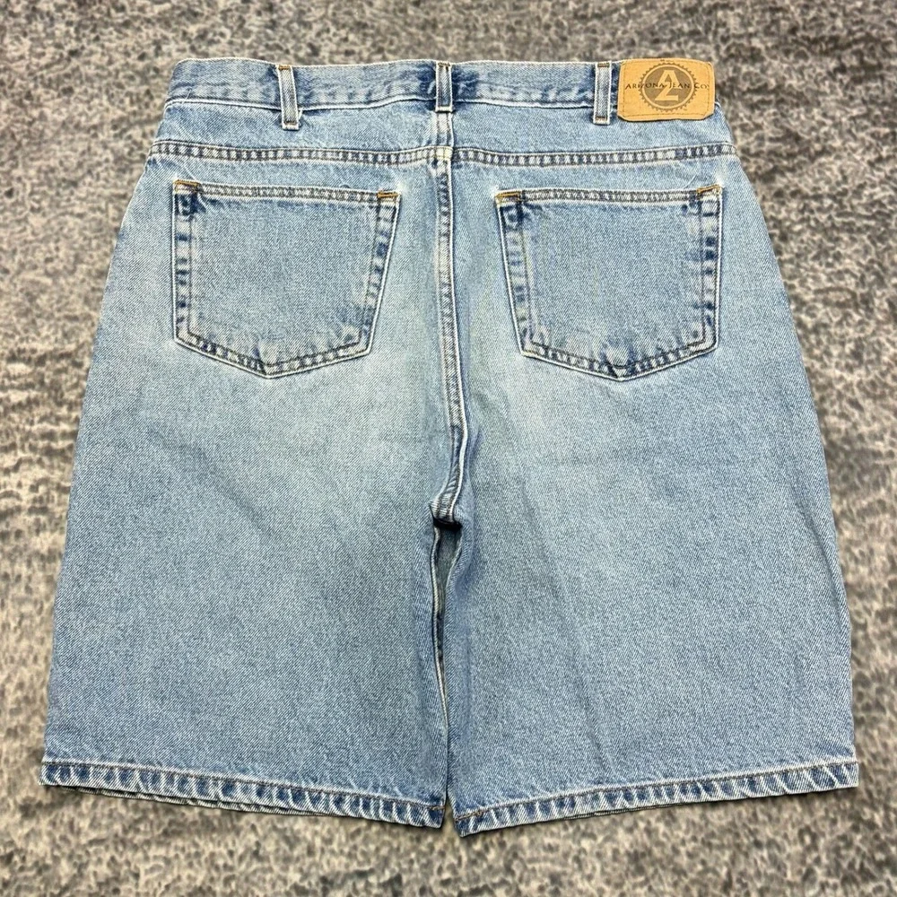 Arizona Jeans Shorts Mens 34 Blue Relaxed Baggy Skater Vintage Y2K Denim Jorts